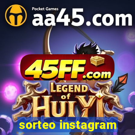 sorteo instagram